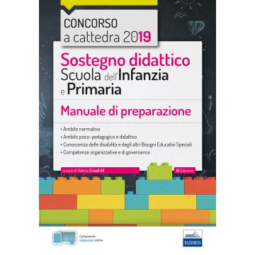 Sostegno didattico scuola dell'infanzia e primaria. Manuale di preparazione