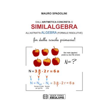 Dall'aritmetica concreta o similalgebra all'astratta algebra (formule risolutive). Fin dalla scuola primaria!