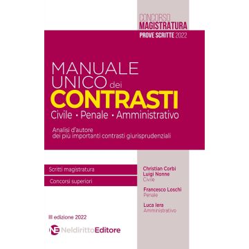 MANUALE UNICO DEI CONTRASTI CIVILE PENALE AMMINISTRATIVO 2022 ROBERTO GAROFOLI CHRISTIAN CORBI NONNE NELDIRITTO
