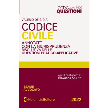 Codice civile delle 1000 questioni 2022 valerio de gioia neldiritto
