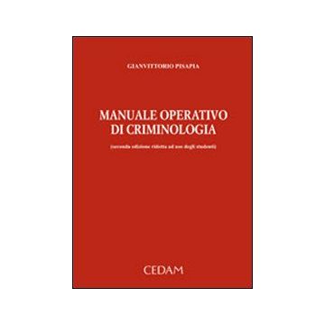 Manuale operativo di criminologia
