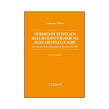Giurisdizione ed efficacia delle decisioni straniere nel regolamento (CE) n. 44/2001 (la revisione della convenzione di Bruxelles del 1968)