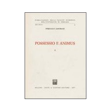Possessio e animus. Vol. 1