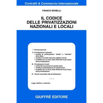 Il codice delle privatizzazioni nazionali e locali