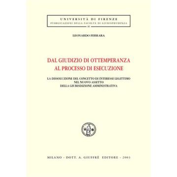 Dal giudizio di ottemperanza al processo di esecuzione. La dissoluzione del concetto di interesse legittimo del nuovo assetto della giurisdizione amministrativa