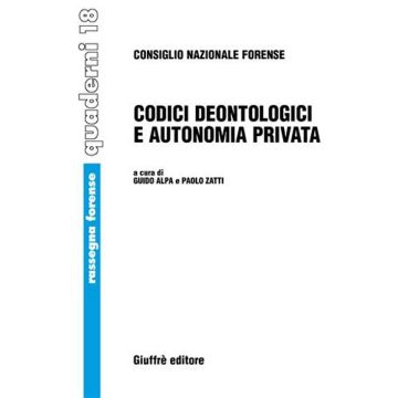 Codici deontologici e autonomia privata