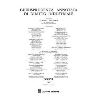 Giurisprudenza annotata di diritto industriale (2007)
