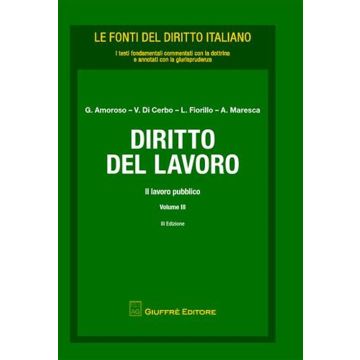 Diritto del lavoro. Vol. 3: Il lavoro pubblico