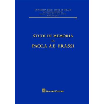 Studi in memoria di Paola A. E. Frassi
