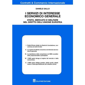 I servizi di interesse economico generale. Stato, mercato e welfare nel diritto dell'Unione europea