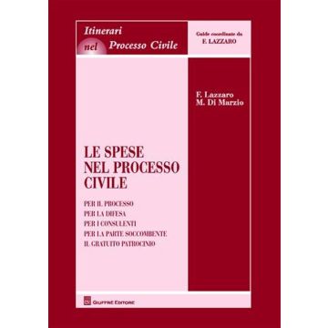 Le spese nel processo civile. Per il processo. Per la difesa. Per i consumi. Per la parte soccombente. Il gratuito patrocinio