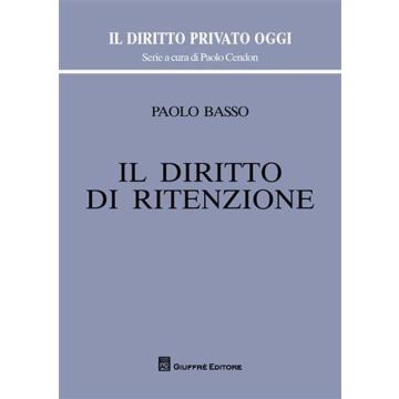 Il diritto di ritenzione