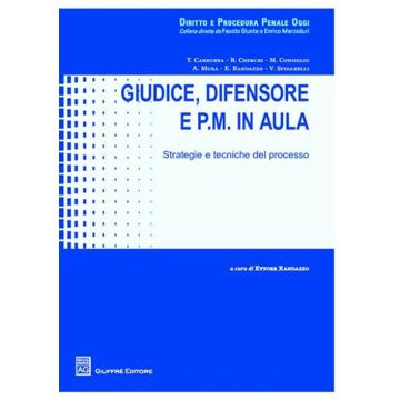Giudice, difensore e P.M. in aula. Strategie e tecniche del processo
