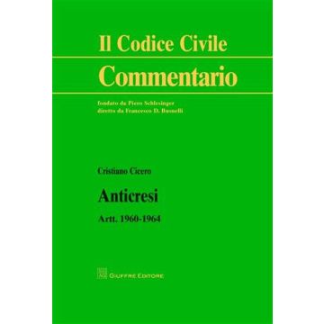 Anticresi. Artt. 1960-1964