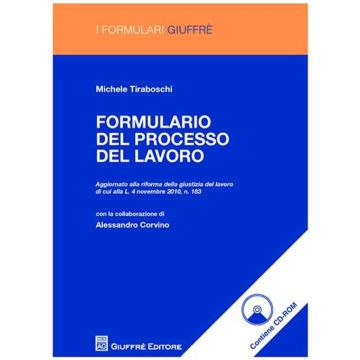 Formulario del processo del lavoro. Con CD-ROM