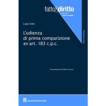 L'udienza di prima comparizione ex art.183 c.p.c.