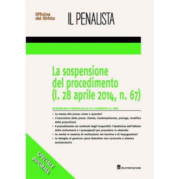 La sospensione del procedimento
