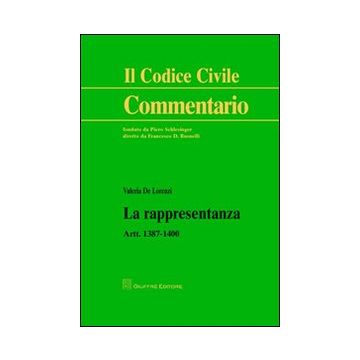 La rappresentanza. Artt. 1387-1400