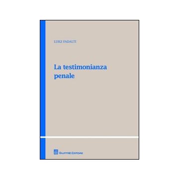 La testimonianza penale