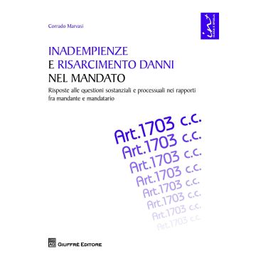 Inadempienze e risarcimento danni nel mandato. Risposte alle questioni sostanziali e processuali nei rapporti fra mandante e mandatario