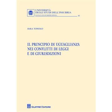 Il principio di uguaglianza nei conflitti di leggi e di giurisdizioni