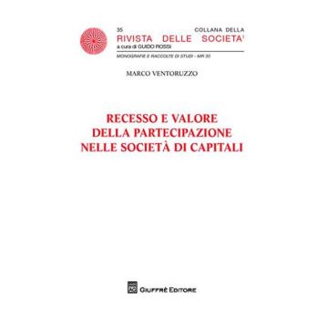 Recesso e valore della partecipazione nelle società di capitali