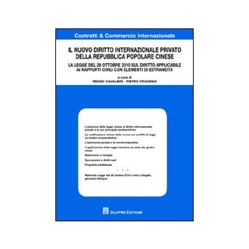 Il nuovo diritto internazionale privato della Repubblica Popolare cinese