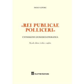 «Rei publicae polliceri». Un'indagine giuridico-epigrafica