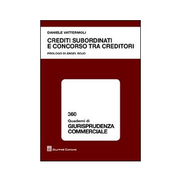 Crediti subordinati e concorso tra creditori