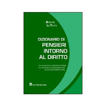 Dizionario di pensieri intorno al diritto