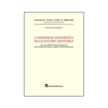 La dimensione solidaristica dello sviluppo sostenibile