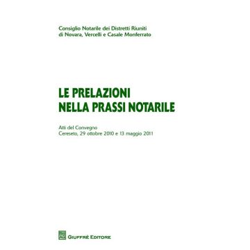 Le prelazioni nella prassi notarile
