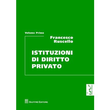 Istituzioni di diritto privato. Vol. 1