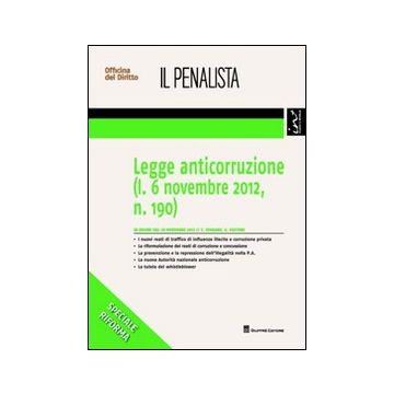 Legge anticorruzione (l. 6 novembre 2012, n. 190)