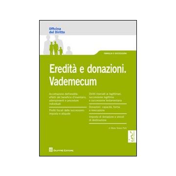 Eredità e donazioni. Vademecum