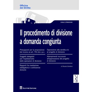 Il procedimento di divisione a domanda congiunta