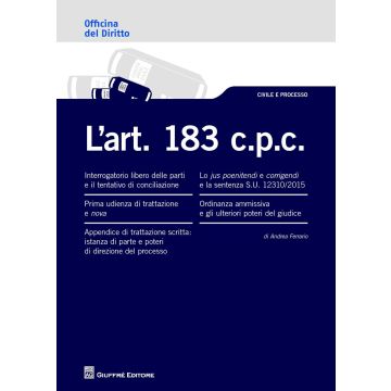 L'art. 183 c.p.c.