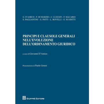 Principi e clausole generali nell'evoluzione dell'ordinamento giuridico