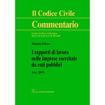 I rapporti di lavoro nelle imprese esercitate da enti pubblici. Art. 2093