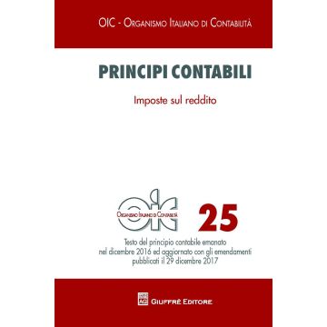 Principi contabili. Vol. 25: Imposte sul reddito