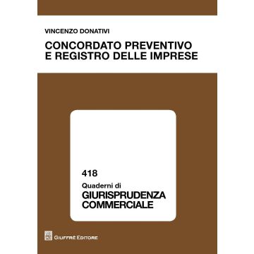 Concordato preventivo e registro delle imprese