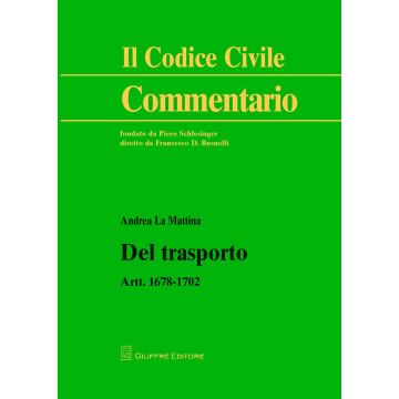 Del trasporto. Artt. 1678-1702