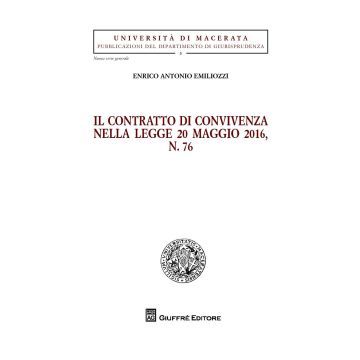 Il contratto di convivenza nella legge 20 maggio 2016, n. 76