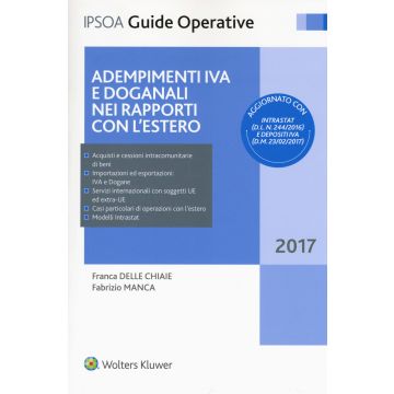 Adempimenti IVA e doganali nei rapporti con l'estero. Con Contenuto digitale per accesso on line