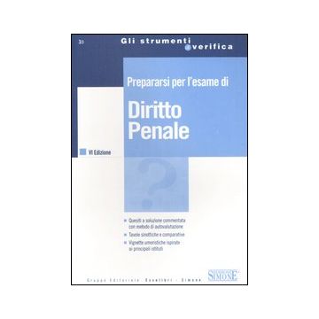 Prepararsi per l'esame di diritto penale