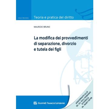 La modifica dei provvedimenti di separazione, divorzio e tutela dei figli