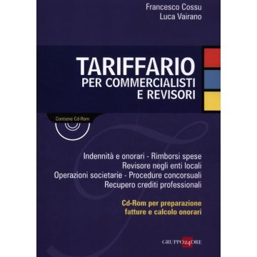 Tariffario per commercialisti e revisori. Con CD-ROM