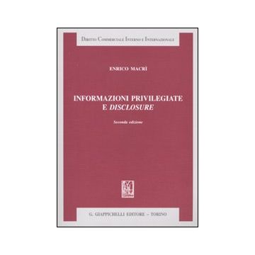 Informazioni privilegiate e disclosure