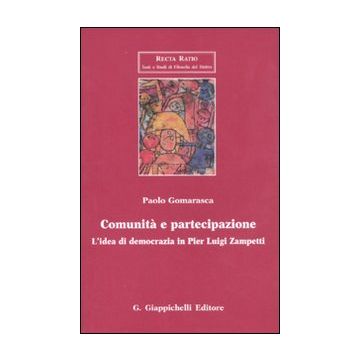 Comunità e partecipazione. L'idea di democrazia in Pier Luigi Zampetti