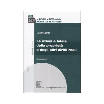 Le azioni a difesa della proprietà e del possesso. Vol. 1: Le azioni a tutela della proprietà e degli altri diritti reali